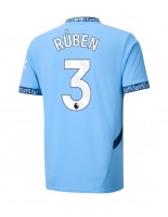 Manchester City Ruben Dias #3 Hjemmedrakt 2024-25 Korte ermer